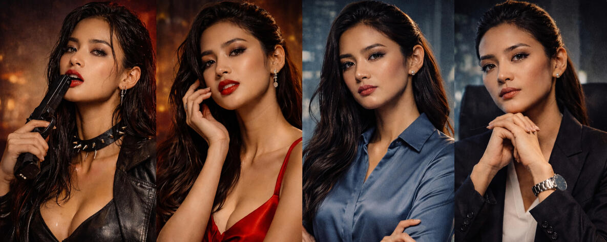 Thai GL thriller series poster by Inkwives set in Bangkok